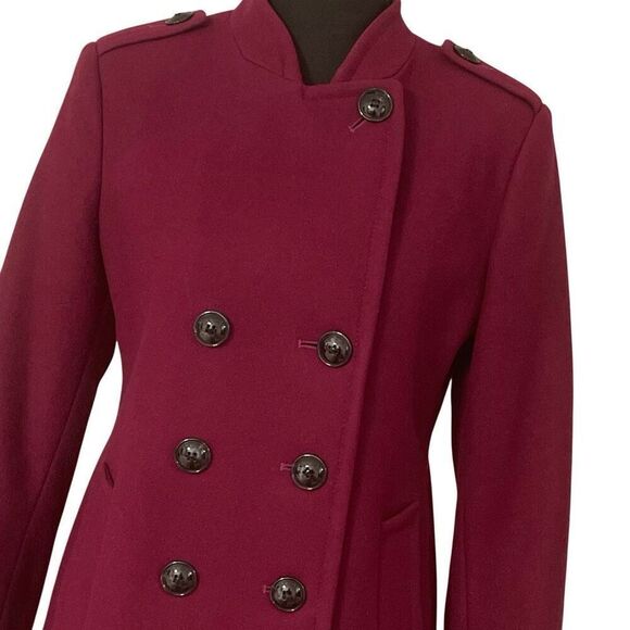 Preston & York Double-Breasted Wool Pea Coat - Picture 2 of 11